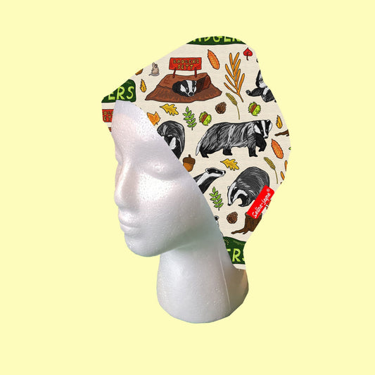 Badgers Scrub Cap by Selina-Jayne