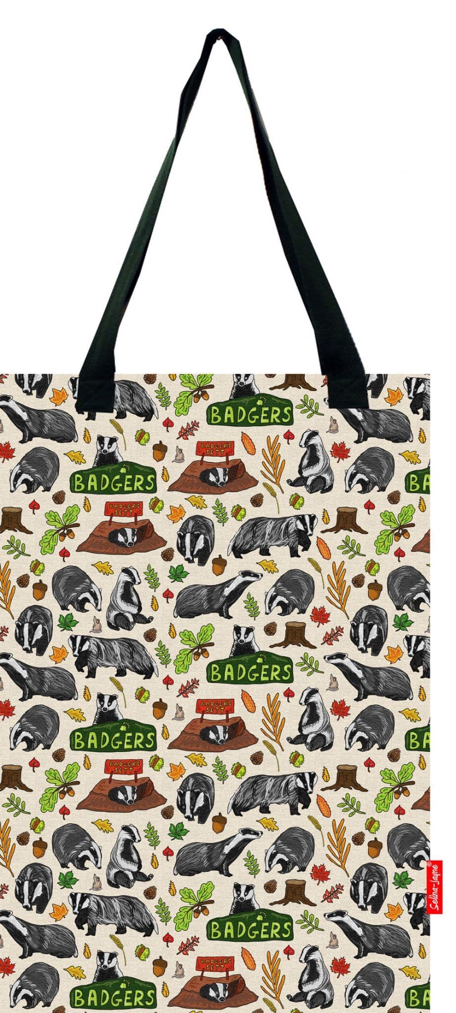 Badgers Tote Bag by Selina-Jayne