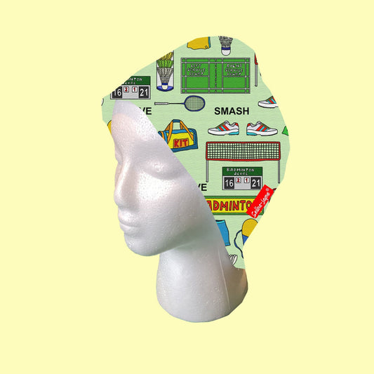 Badminton Scrub Cap by Selina-Jayne