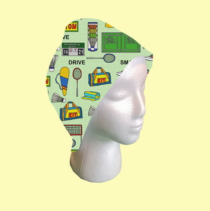 Badminton Scrub Cap by Selina-Jayne