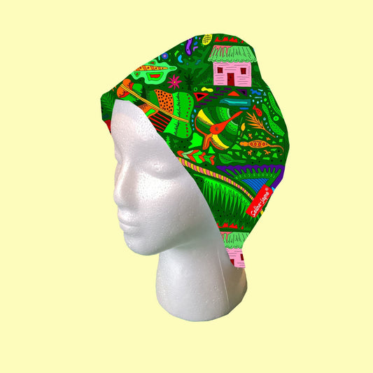 Barbados  Scrub Cap by Selina-Jayne