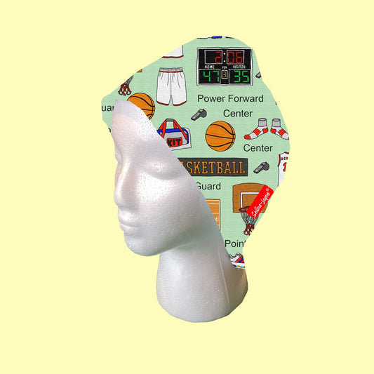 Basketball Scrub Cap by Selina-Jayne
