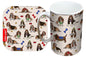 Basset Hound Mug and Coaster Gift Set by Selina-Jayne