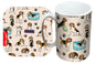 Beagles Mug and Coaster Gift Set by Selina-Jayne