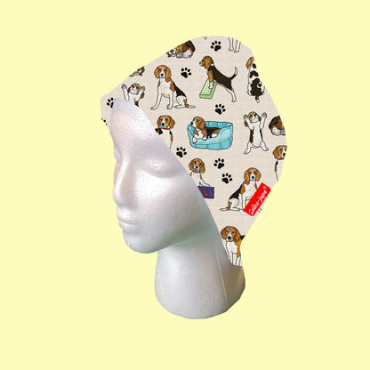 Beagles Scrub Cap by Selina-Jayne