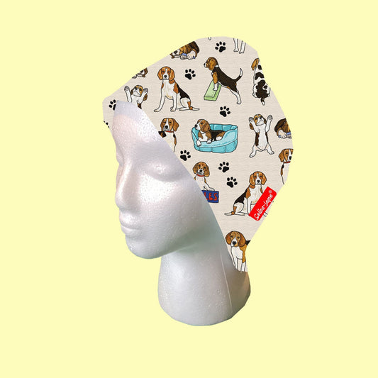 Beagles Scrub Cap by Selina-Jayne