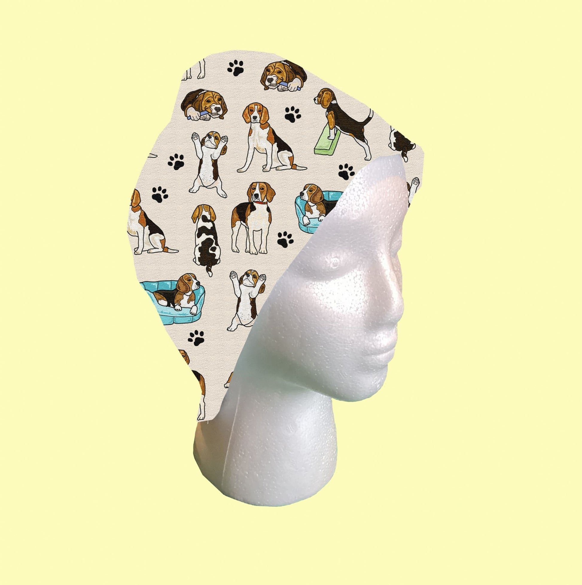 Beagles Scrub Cap by Selina-Jayne
