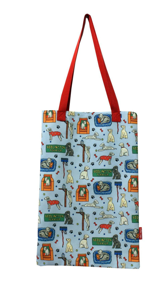 Bedlington Terrier Dog Tote Bag by Selina-Jayne