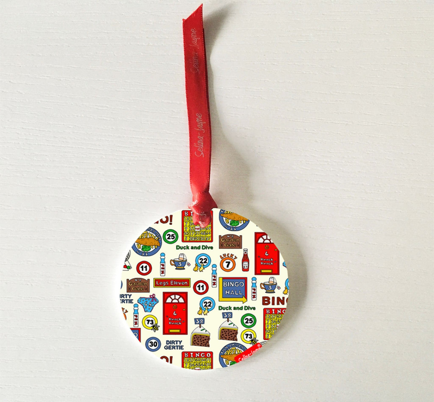 Bingo Hanging Decoration by Selina-Jayne