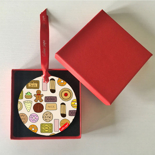 Biscuits Hanging Decoration by Selina-Jayne