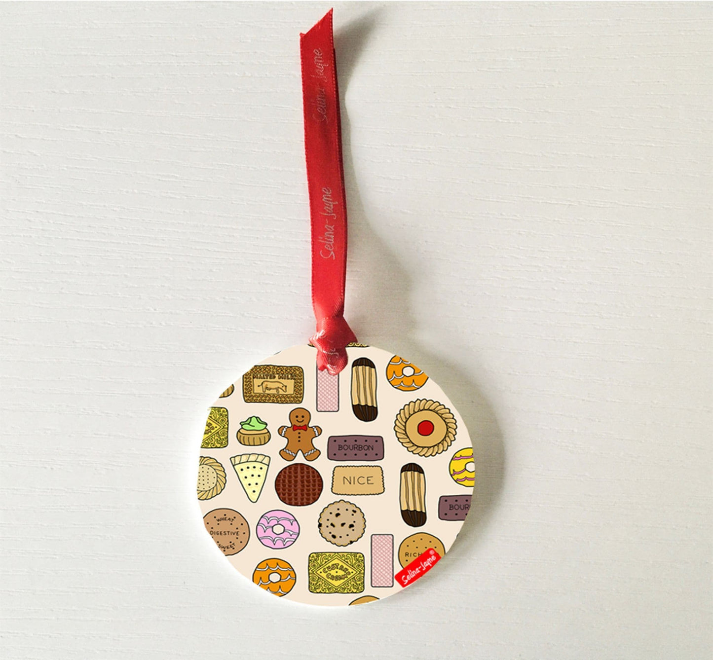 Biscuits Hanging Decoration by Selina-Jayne