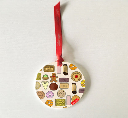 Biscuits Hanging Decoration by Selina-Jayne