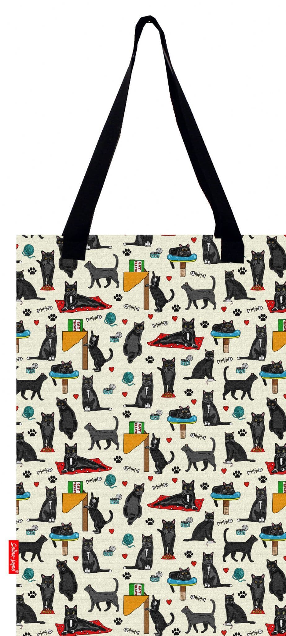 Black Cats Tote Bag by Selina-Jayne