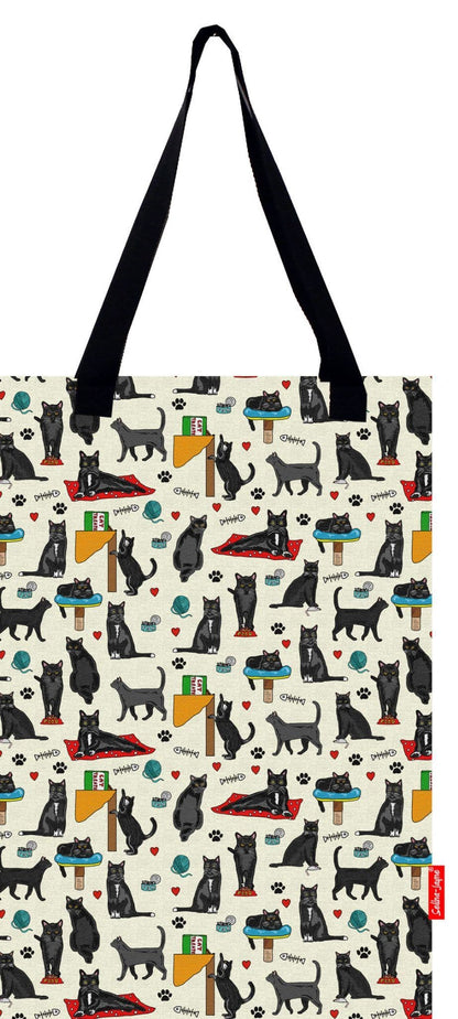 Black Cats Tote Bag by Selina-Jayne