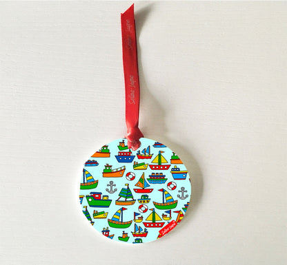 Boats Hanging Decoration by Selina-Jayne