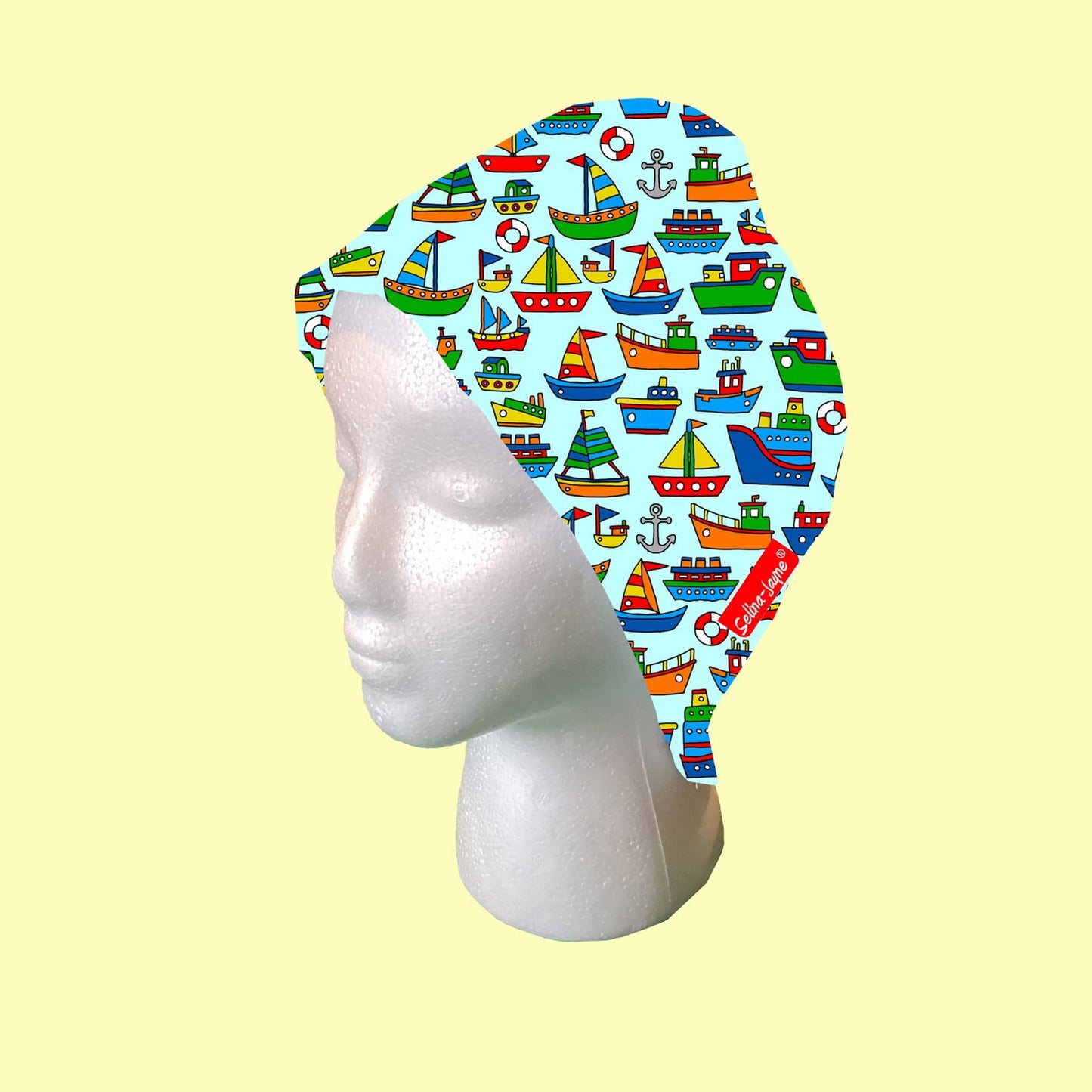 Boats Scrub Cap by Selina-Jayne