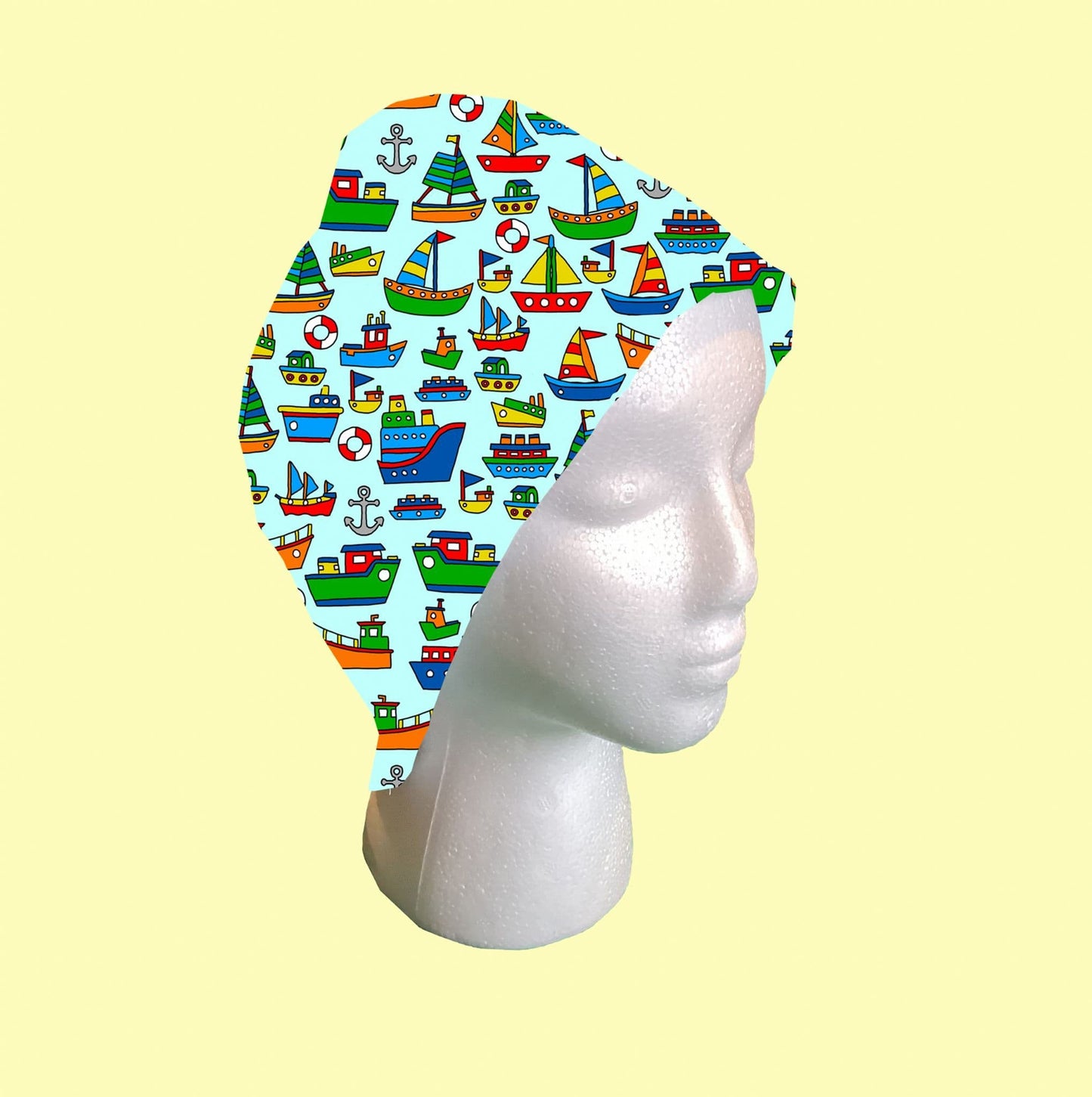 Boats Scrub Cap by Selina-Jayne