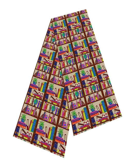 Books Silk Scarf by Selina-Jayne