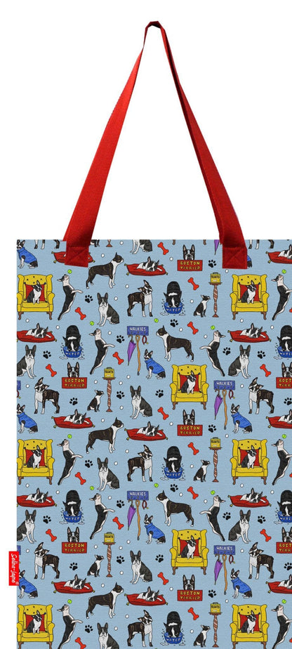 Boston Terrier Dog Tote Bag by Selina-Jayne