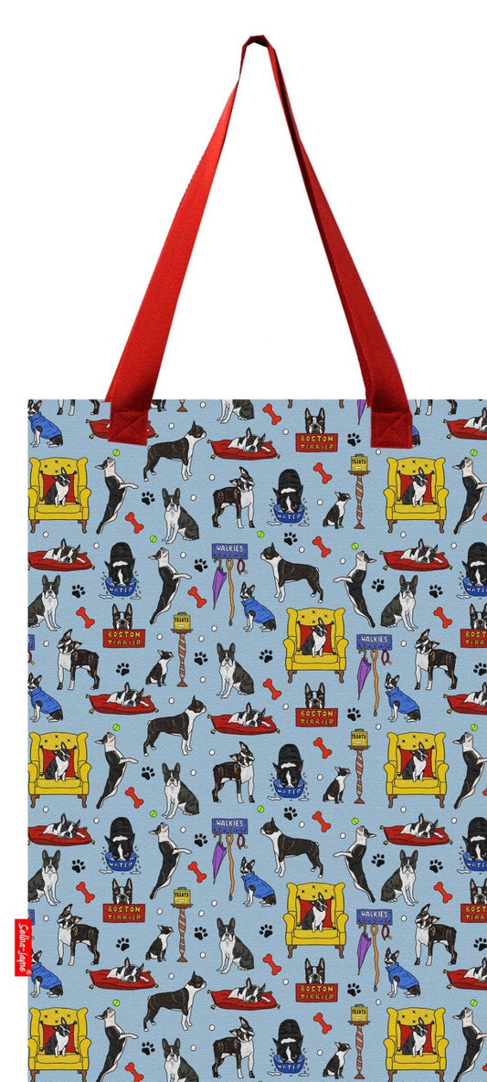 Boston Terrier Dog Tote Bag by Selina-Jayne