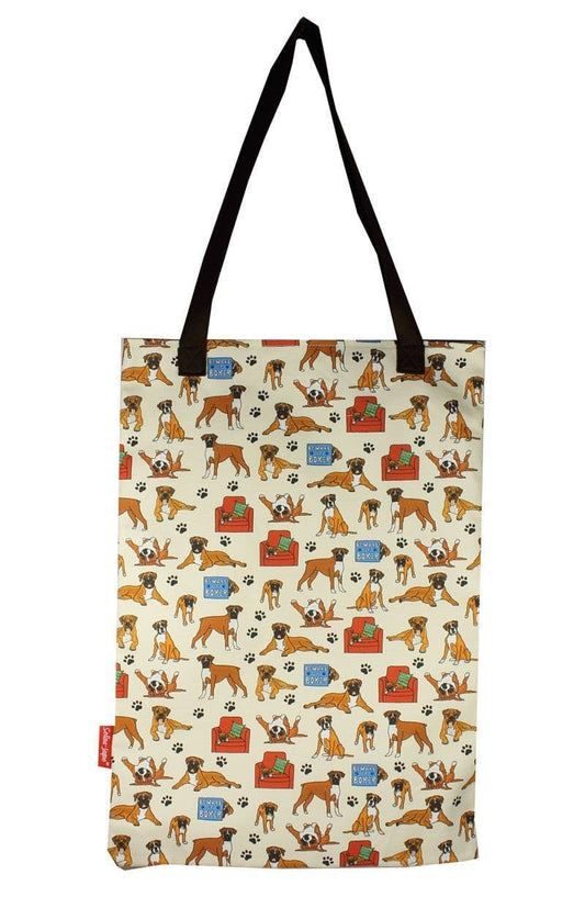 Boxer Dog Tote Bag by Selina-Jayne
