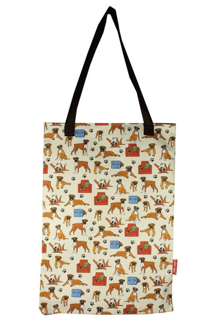 Boxer Dog Tote Bag by Selina-Jayne