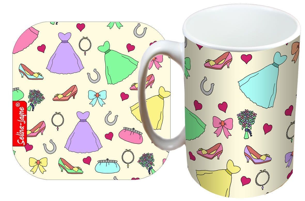 Bridesmaid Mug and Coaster Gift Set by Selina-Jayne