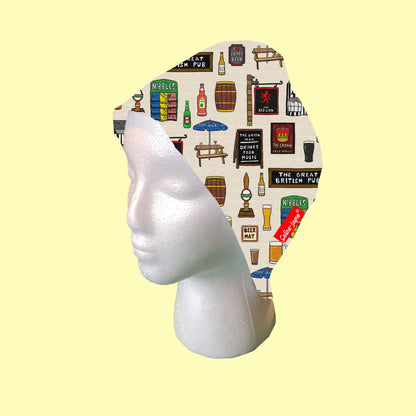 British Pub Scrub Cap by Selina-Jayne