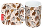 Bulldog Mug and Coaster Gift Set by Selina-Jayne