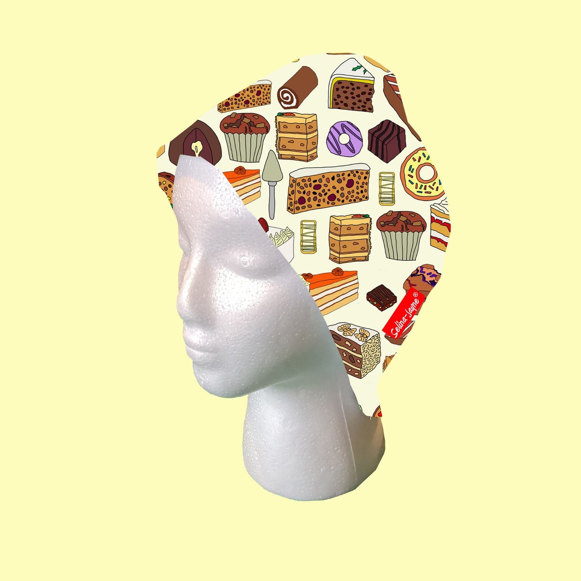 Cakes Scrub Cap by Selina-Jayne