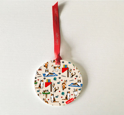 Calico Cats Hanging Decoration by Selina-Jayne