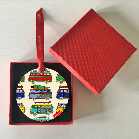 Campervan Hanging Decoration by Selina-Jayne