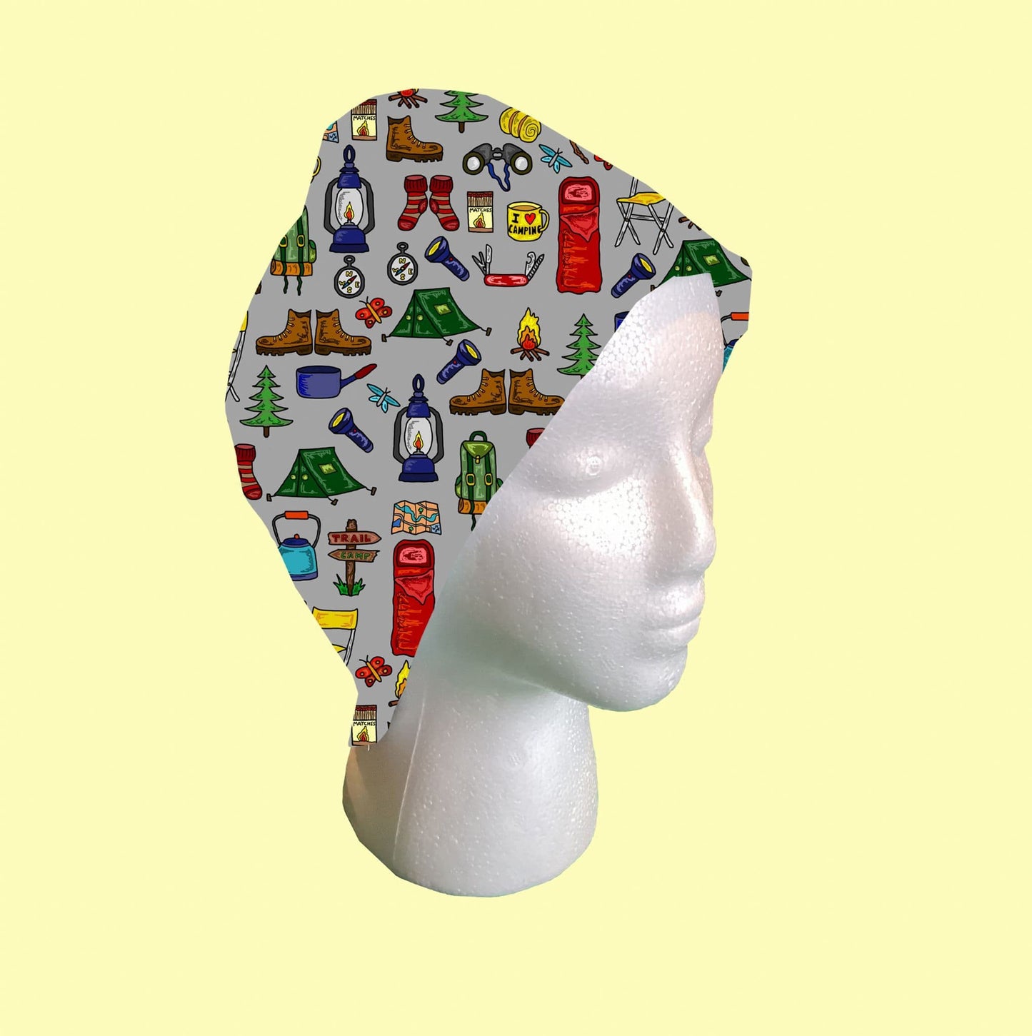 Camping Scrub Cap by Selina-Jayne