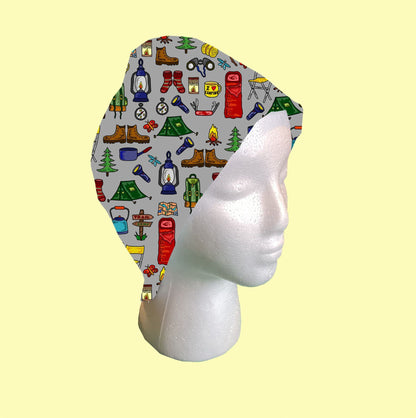 Camping Scrub Cap by Selina-Jayne