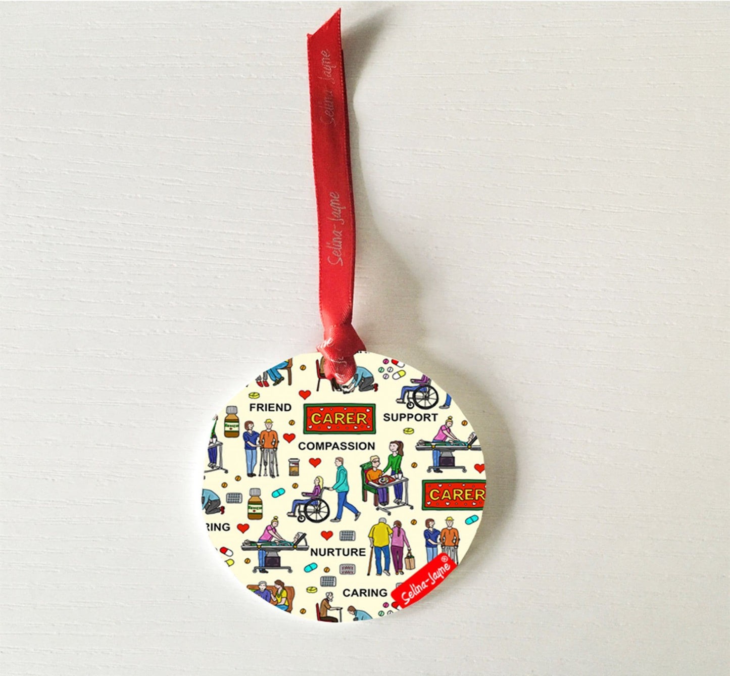Care Assistant Hanging Decoration by Selina-Jayne