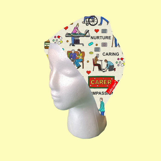 Care Assistant Scrub Cap by Selina-Jayne
