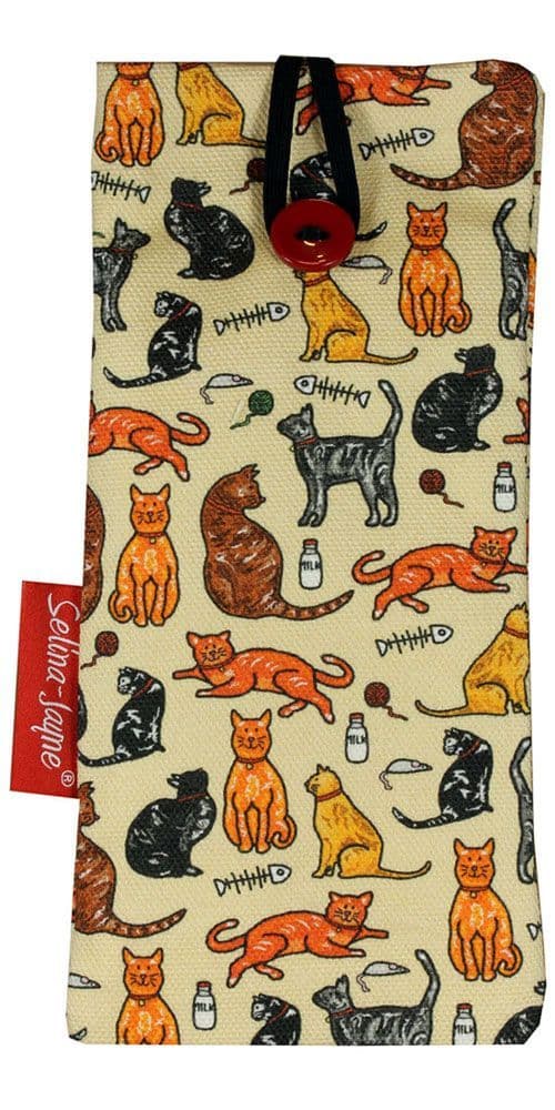 Cats Soft Glasses Case by Selina-Jayne