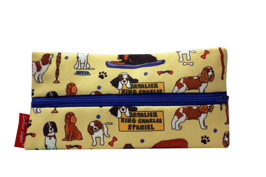 Cavalier King Charles Dog Pencil Case by Selina-Jayne