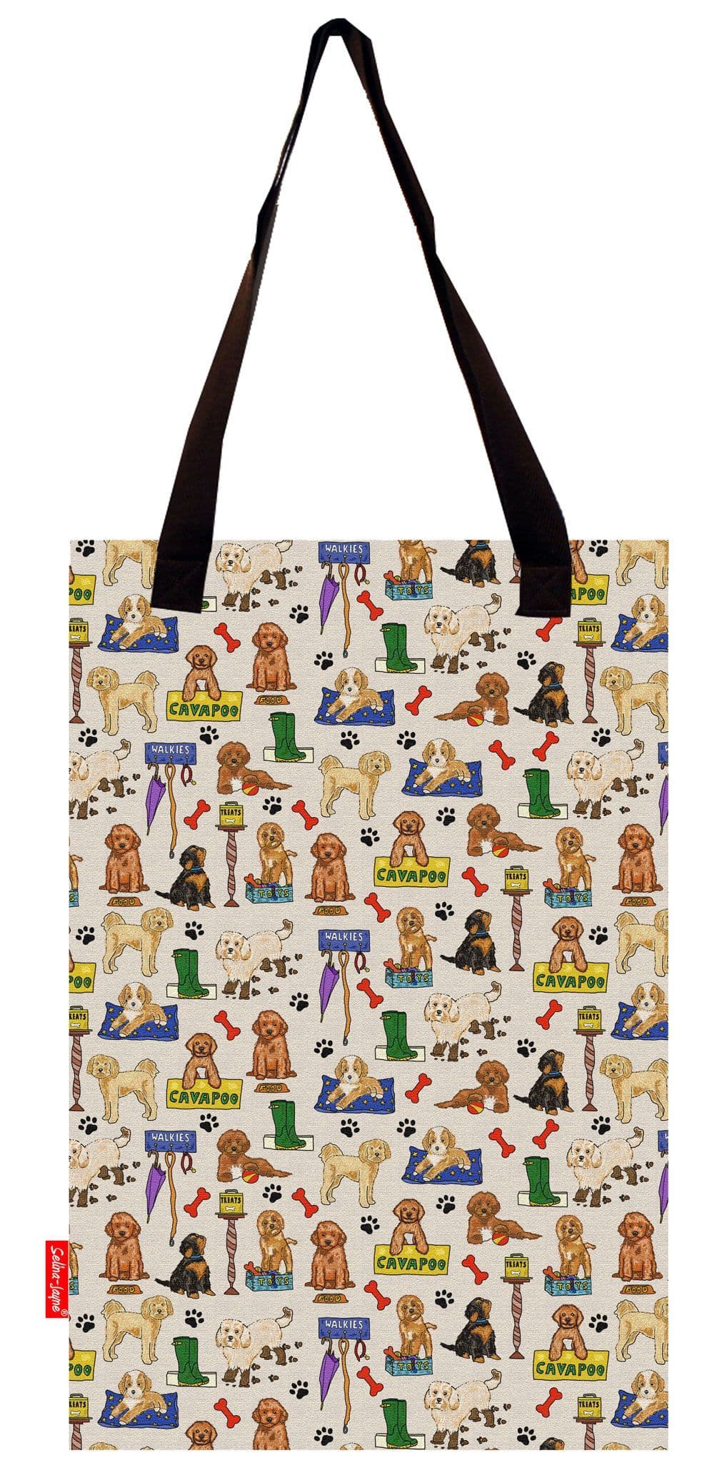 Cavapoo Tote Bag by Selina-Jayne
