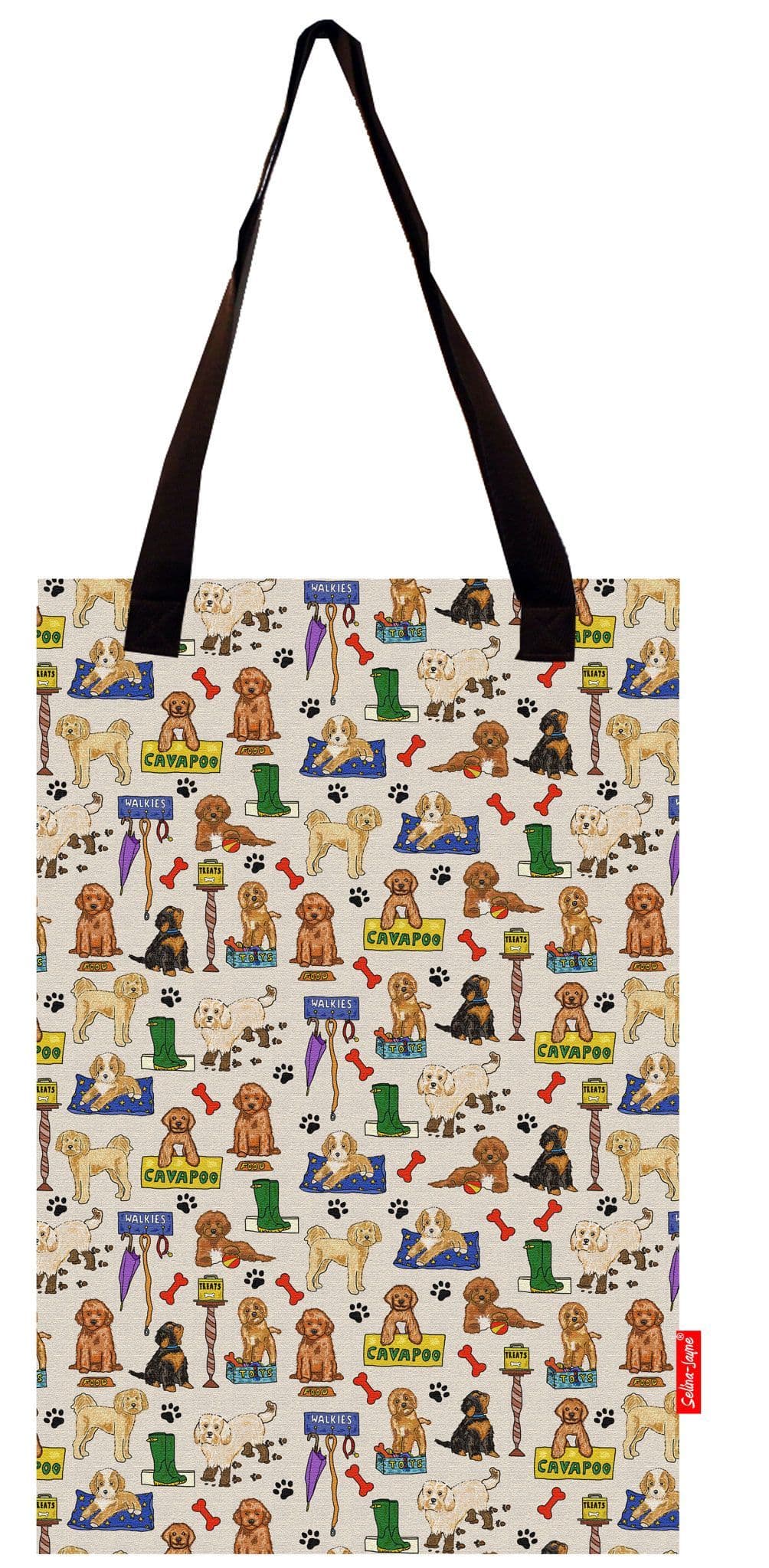 Cavapoo Tote Bag by Selina-Jayne