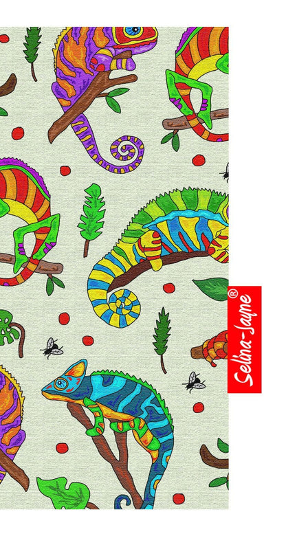 Chameleon Glasses Case Soft Fabric by Selina-Jayne