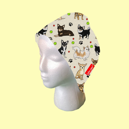 Chihuahua Scrub Cap by Selina-Jayne