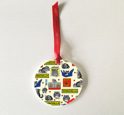 Chinchilla Hanging Decoration by Selina-Jayne