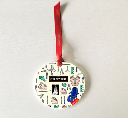 Chiropodist Hanging Decoration by Selina-Jayne