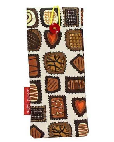 Chocolates Soft Glasses Case by Selina-Jayne