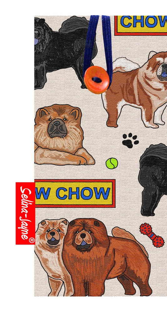 Chow Chow Glasses Case Soft Fabric by Selina-Jayne