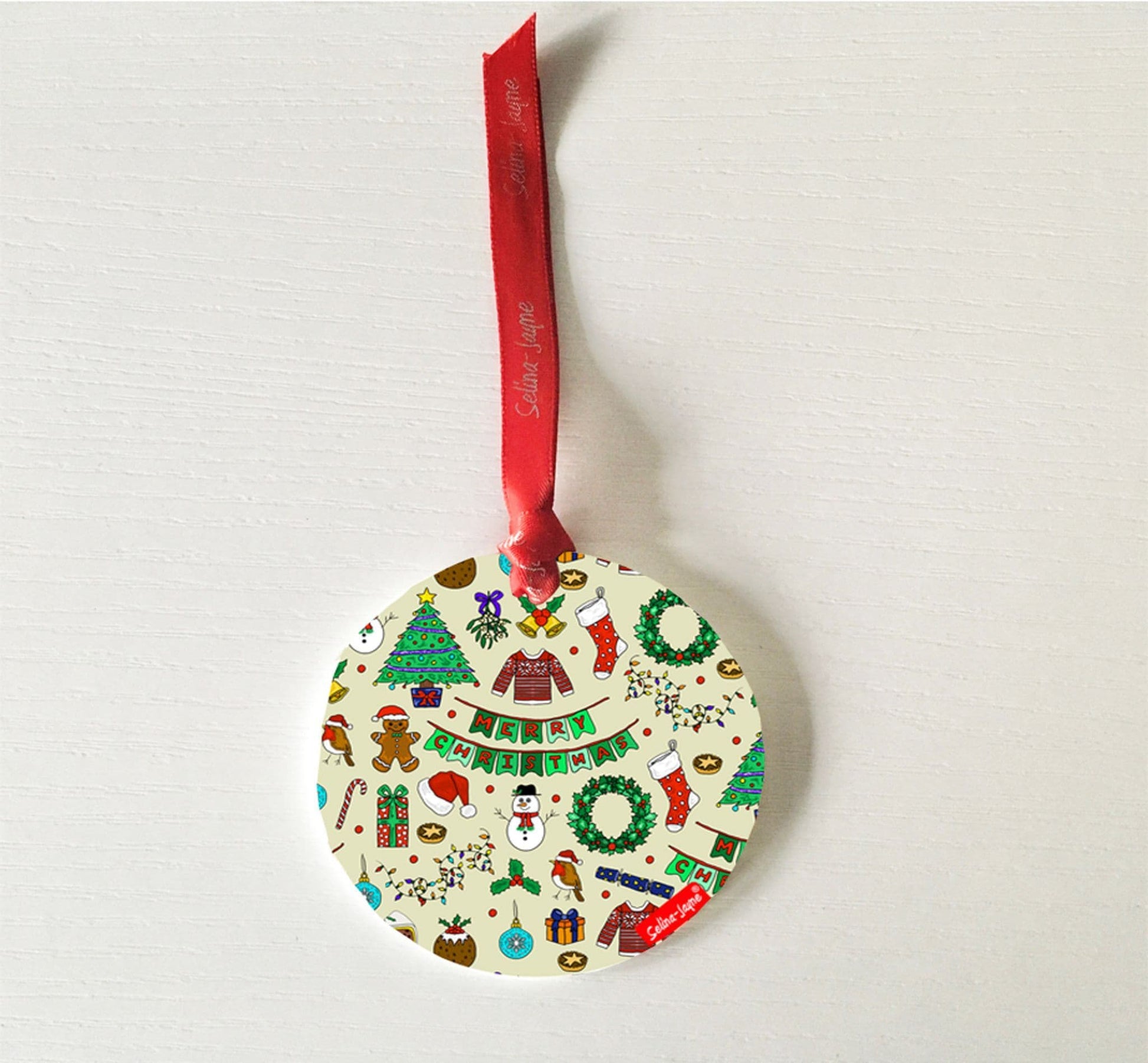 Christmas Hanging Decoration by Selina-Jayne