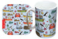 Coastal Mug and Coaster Gift Set by Selina-Jayne