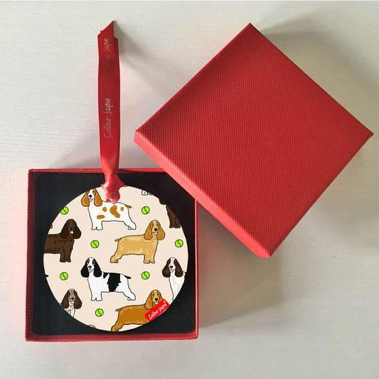 Cocker Spaniel Hanging Decoration by Selina-Jayne