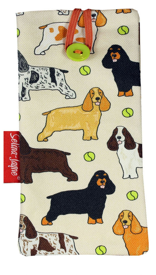 Cocker Spaniel Soft Glasses Case by Selina-Jayne